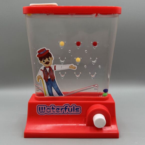 Waterfuls by Kahootz Water Game Push Button 1980s Float Ball - Picture 8 of 10